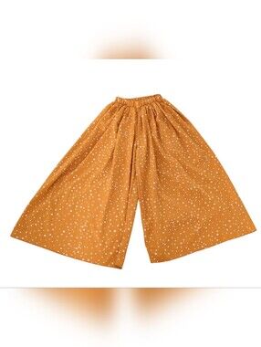 Little Girl's Flowy Wide Leg Polka Dot Pants (Size 8)